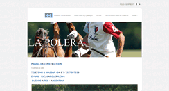 Desktop Screenshot of lapolera.com